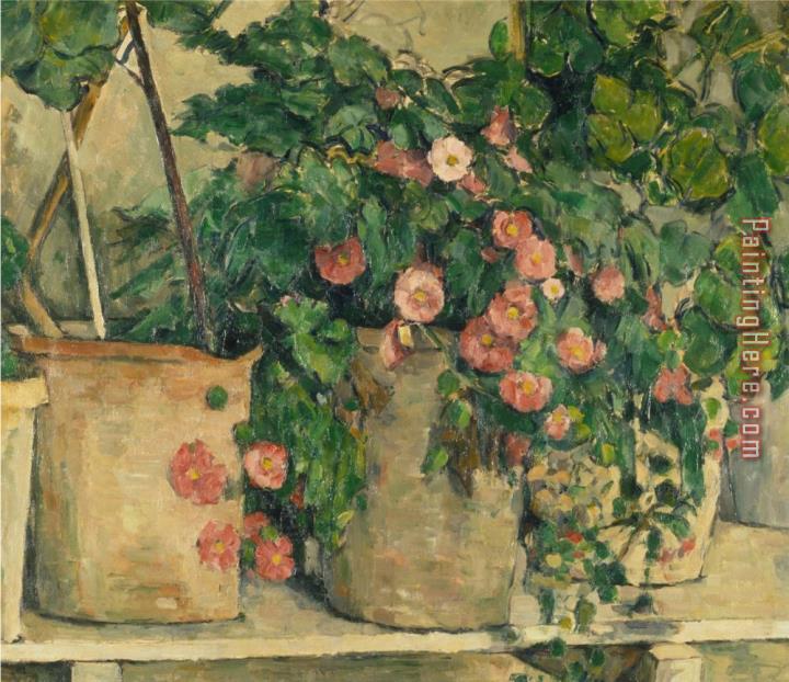 Paul Cezanne Still Life with Petunias About 1885